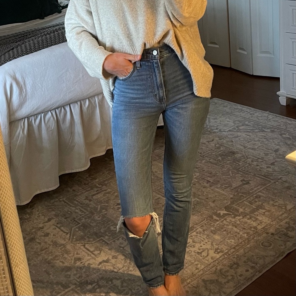 90’s slim straight jeans
